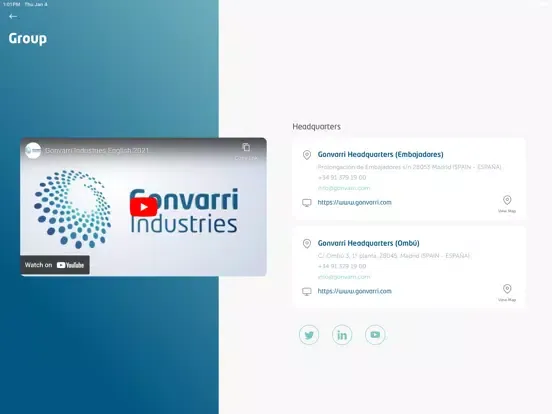 Gonvarri APP iPad स्क्रीनशॉट