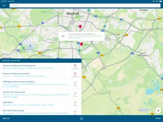 Gonvarri APP iPad स्क्रीनशॉट