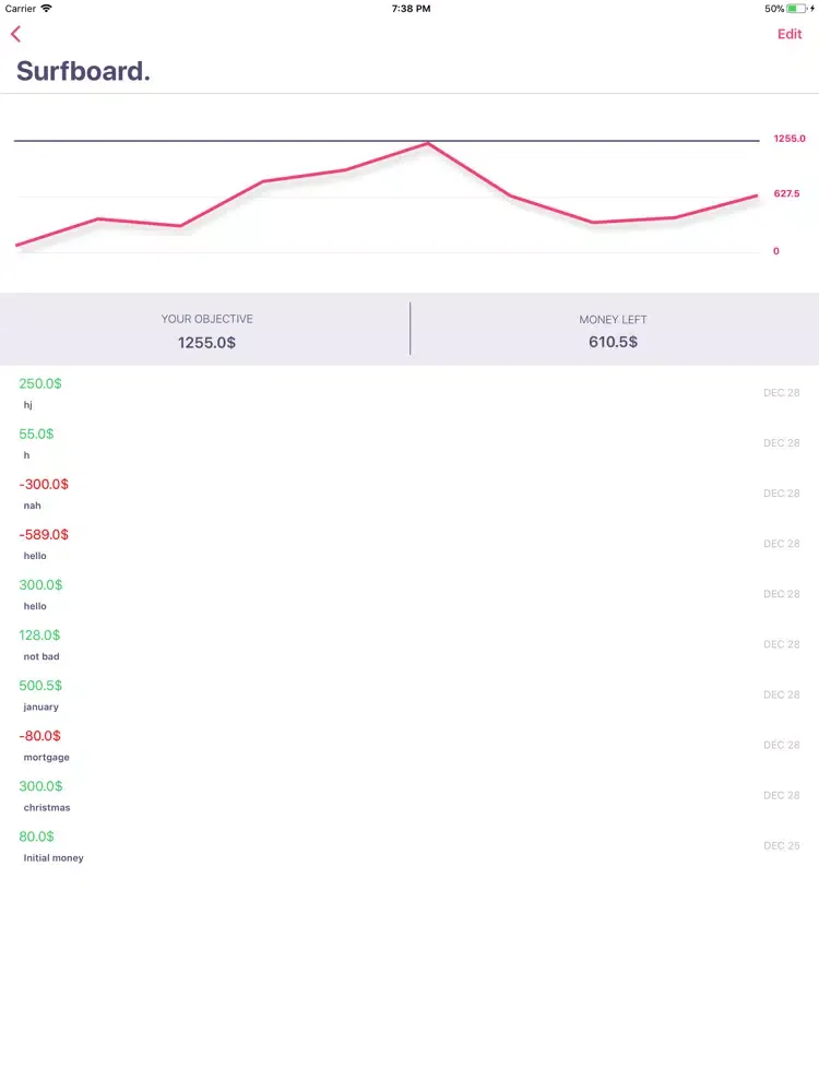 Captures d'écran de Save app - Save money easily iPad 