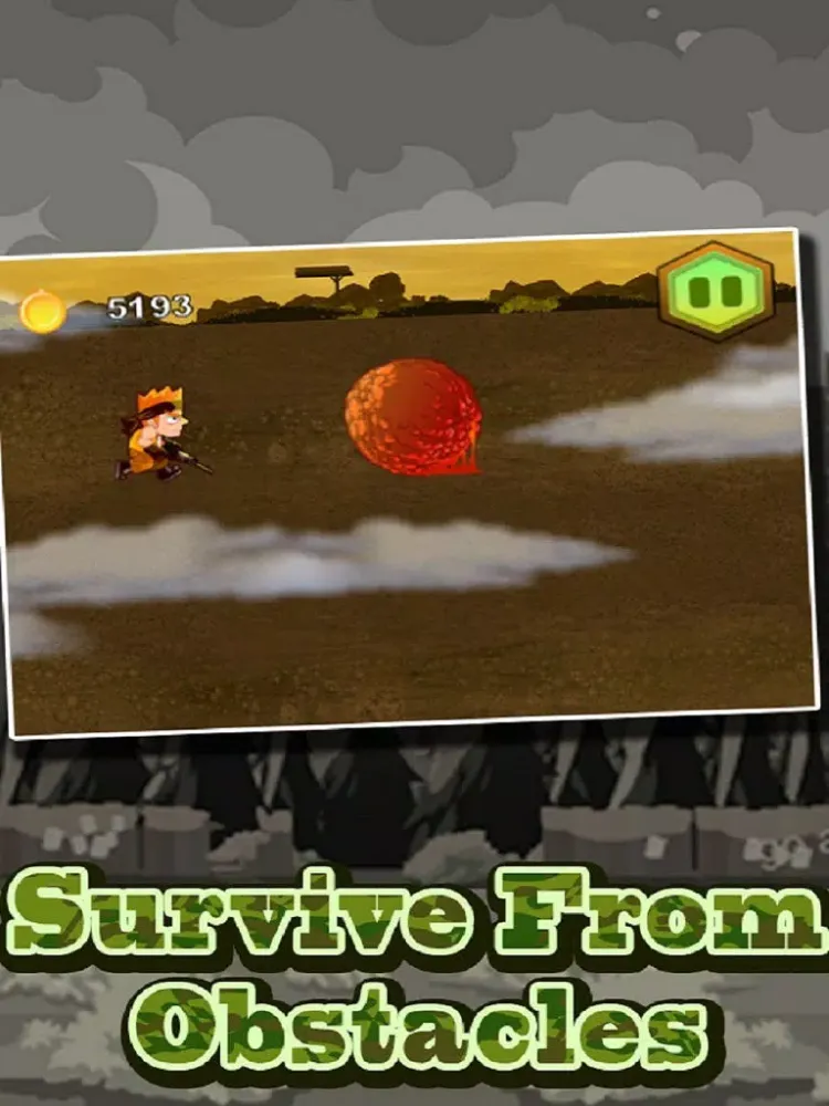 Captures d'écran de Brave Commando - Revenge for the Fallen Soldiers iPad 