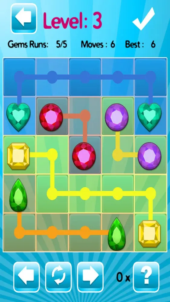 Gems Slider - Challenging Sliding Puzzle Game স্ক্রিনশট