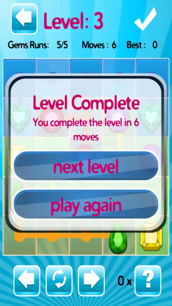 Gems Slider - Challenging Sliding Puzzle Game স্ক্রিনশট