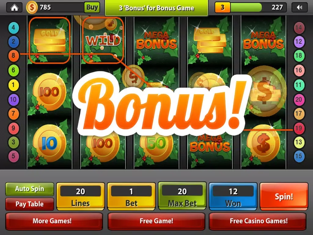 Zrzuty ekranu Santa’s Kettle of Gold Slots FREE – Spin the Holiday Bonus Casino Wheel , Big Win Payout Slot Machine iPad 