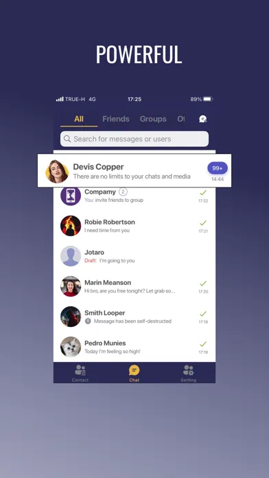 Скриншоты GooChat