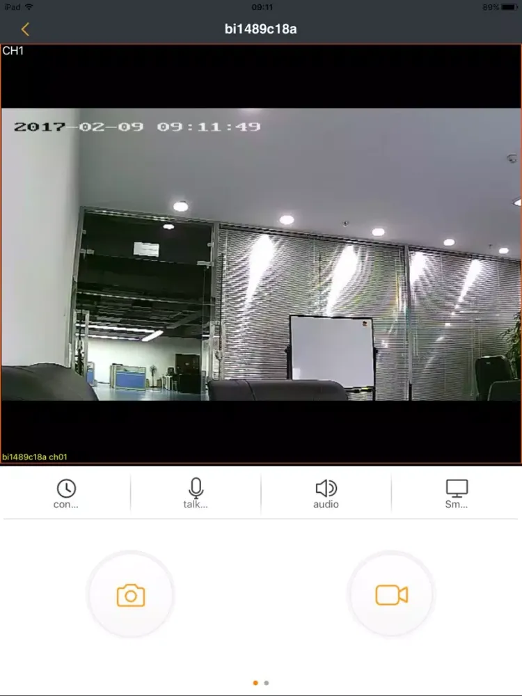 Captures d'écran de Amitek CCTV iPad 