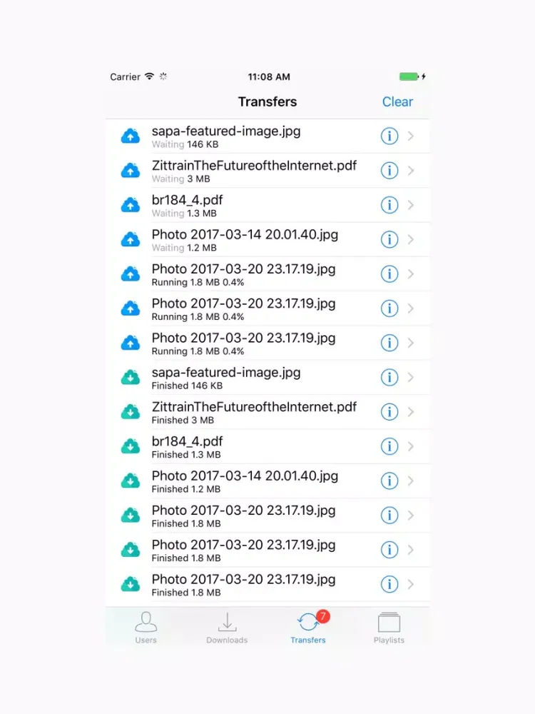 Screenshot di Cloud Player and File Manager iPad 