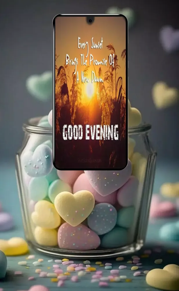Captures d'écran de good evening love message
