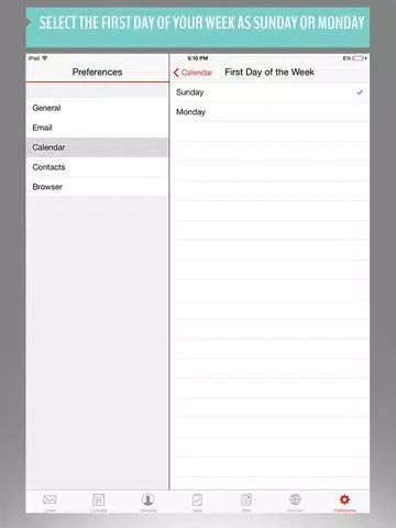 Ảnh chụp màn hình của Prevue GE iPad 