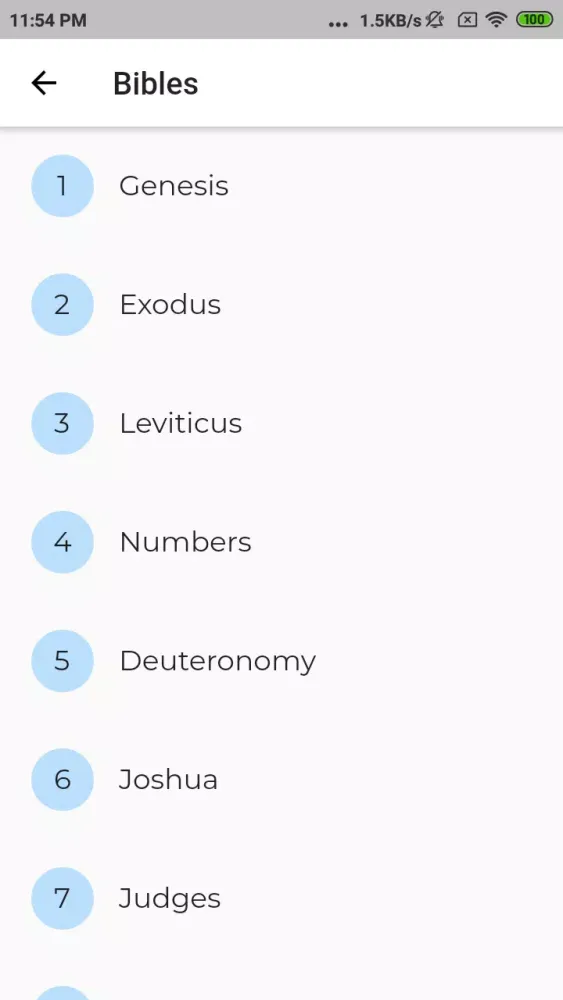 Captures d'écran de Good News Bible