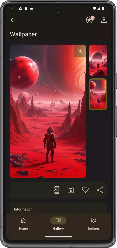AI Wallpapers Ekran Görüntüleri
