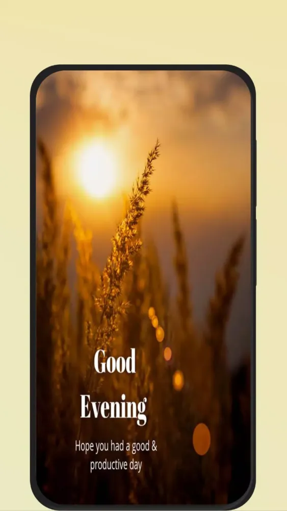 good evening message Screenshots