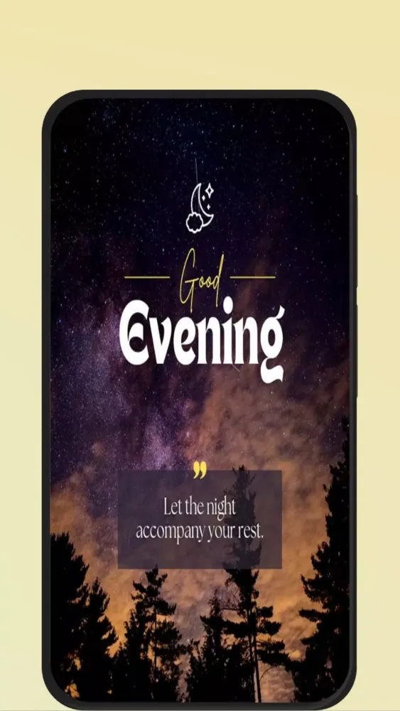 good evening message Screenshots