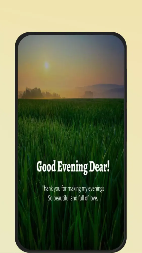 good evening message Screenshots