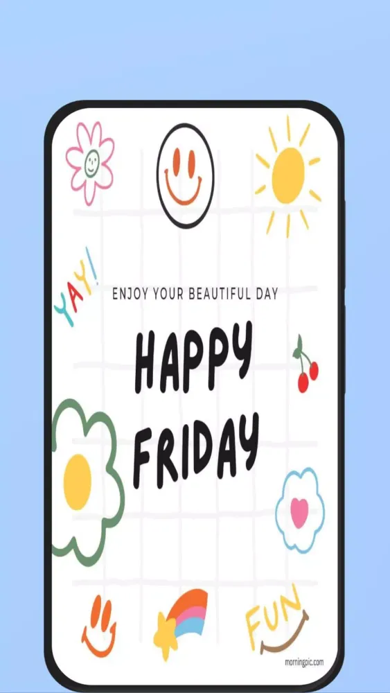 ภาพหน้าจอของ Good Morning Happy Friday