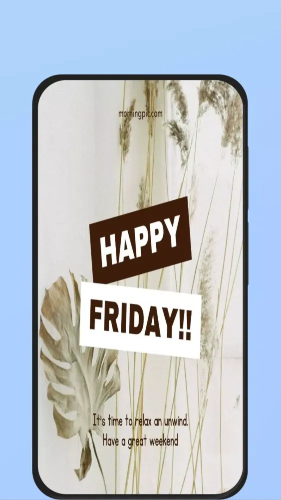 ภาพหน้าจอของ Good Morning Happy Friday