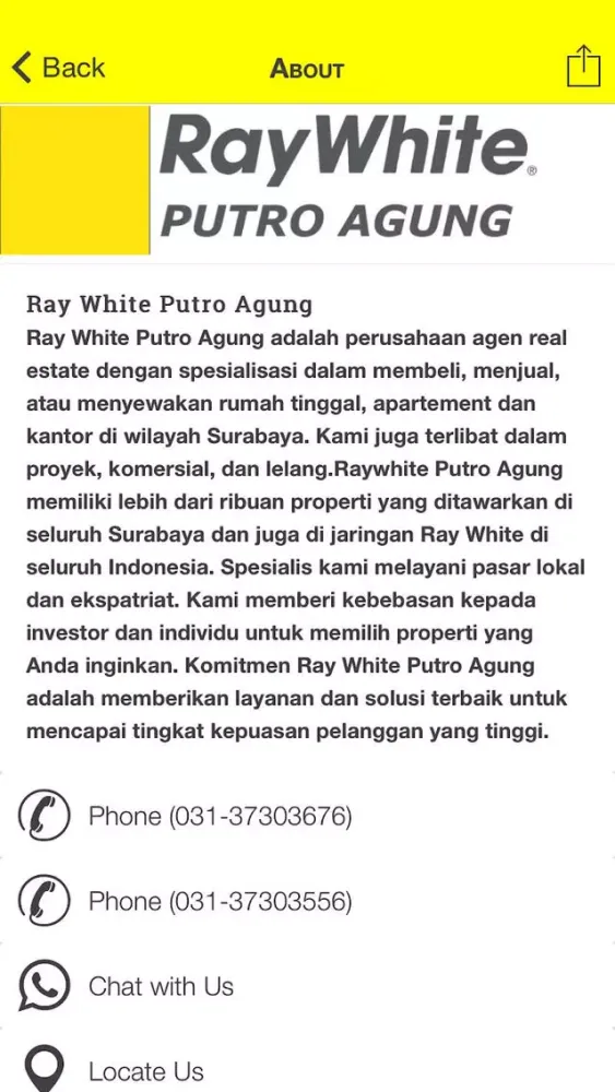 Скриншоты Ray White Putro Agung