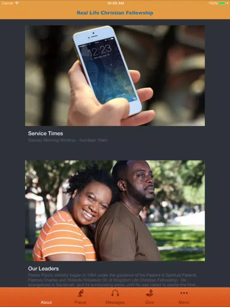 Real Life Christian Fellowship iPad  سکرین شاٹس