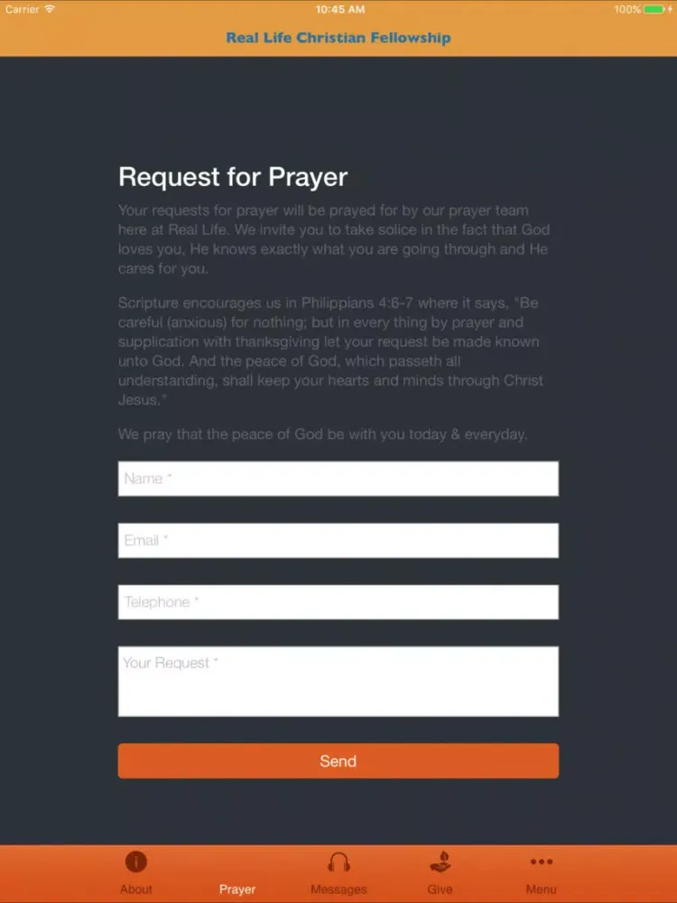 Real Life Christian Fellowship iPad  سکرین شاٹس