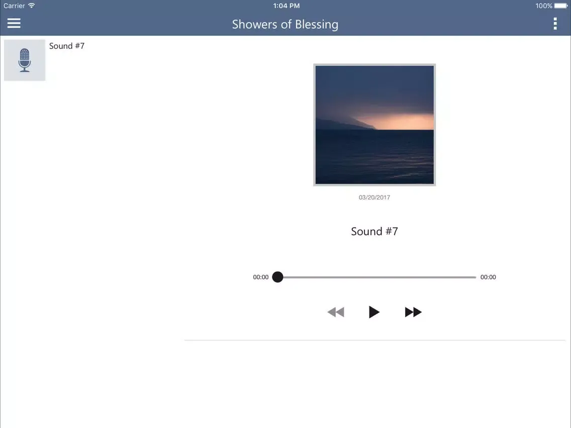 Showers of BlessingsMinistries iPad  스크린샷