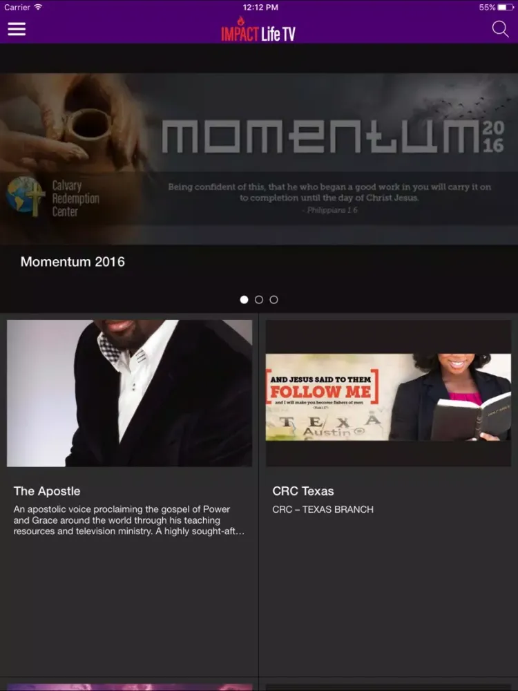 تصاویر IMPACT Life TV iPad 