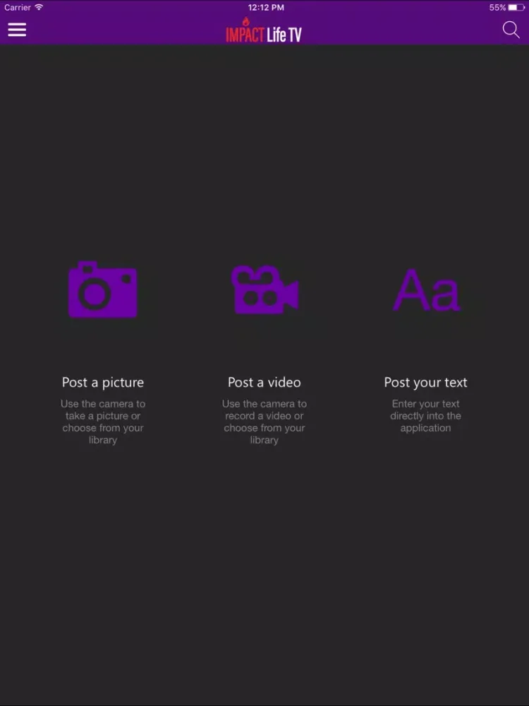 تصاویر IMPACT Life TV iPad 