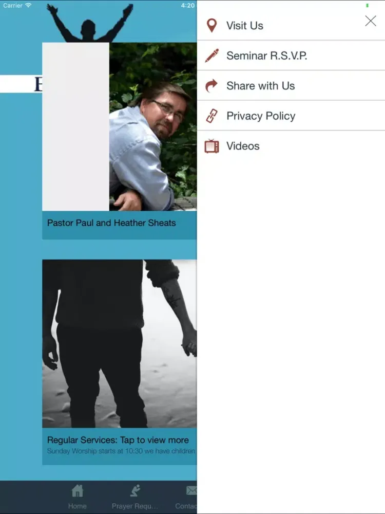 Capturas de pantalla de Extended Hands Willcox iPad 