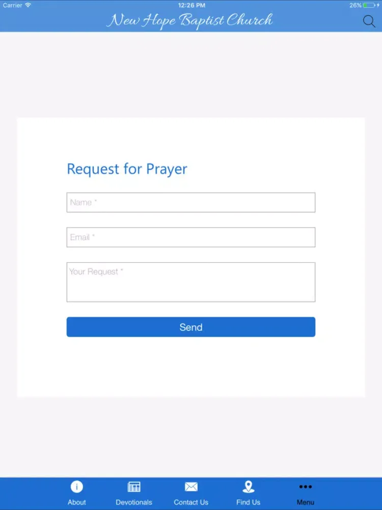 New Hope Baptist Church iPad 應用截圖
