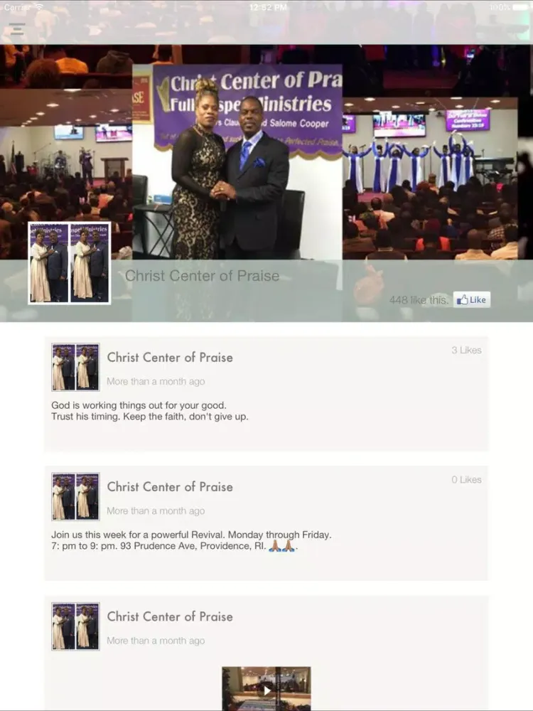 Captures d'écran de Christ Center of Praise iPad 