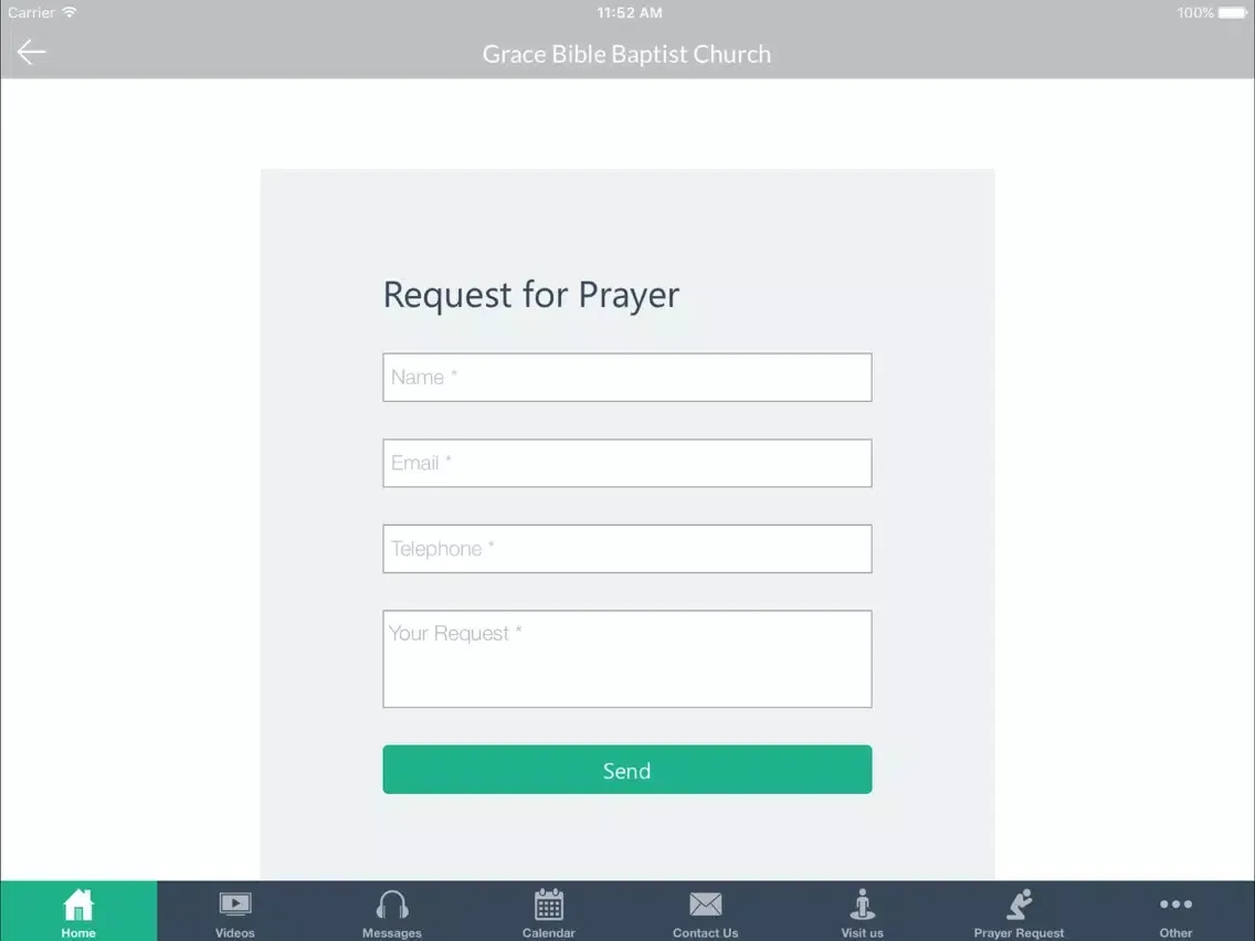 Grace Bible Baptist Church iPad  Ekran Görüntüleri