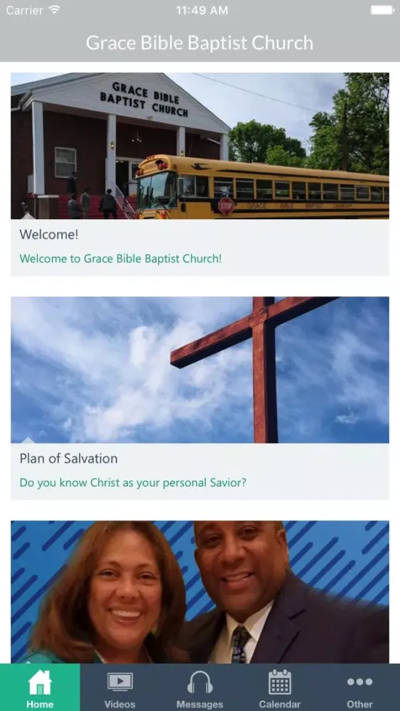 Grace Bible Baptist Church Ekran Görüntüleri