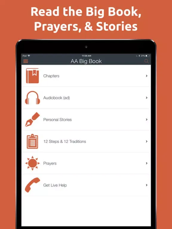 AA Big Book Pro (Unofficial) iPad  스크린샷