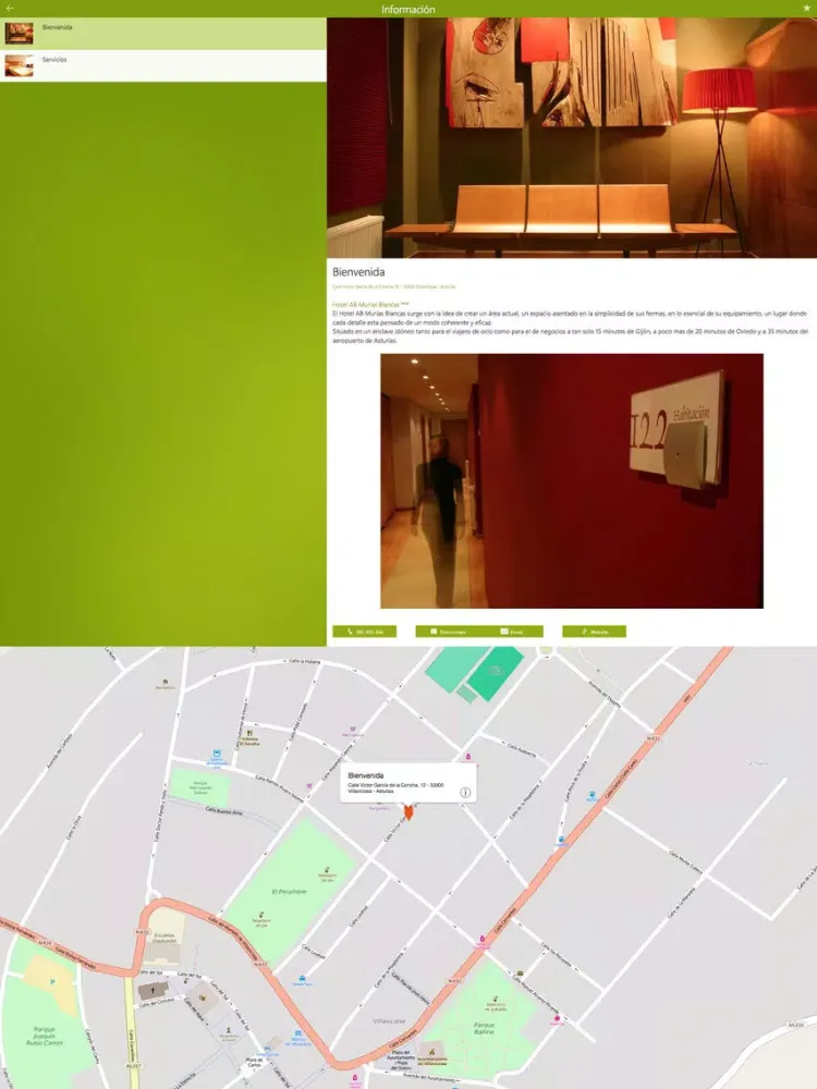 Hotel AB Murias Blancas iPad  スクリーンショット
