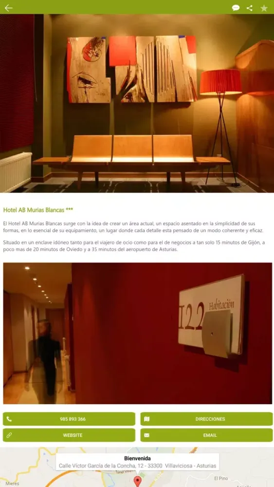 Hotel AB Murias Blancas スクリーンショット
