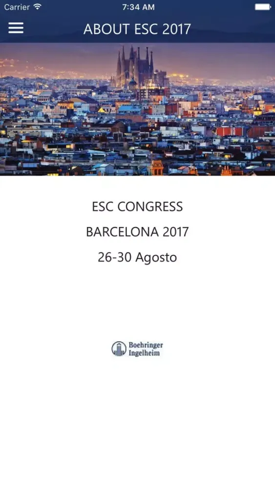 Capturas de pantalla de About ESC 2017