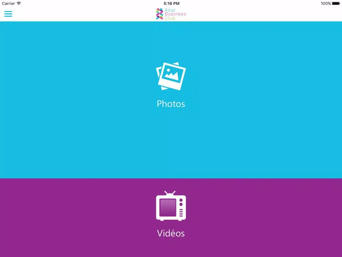 Azur Business Club iPad  Screenshots