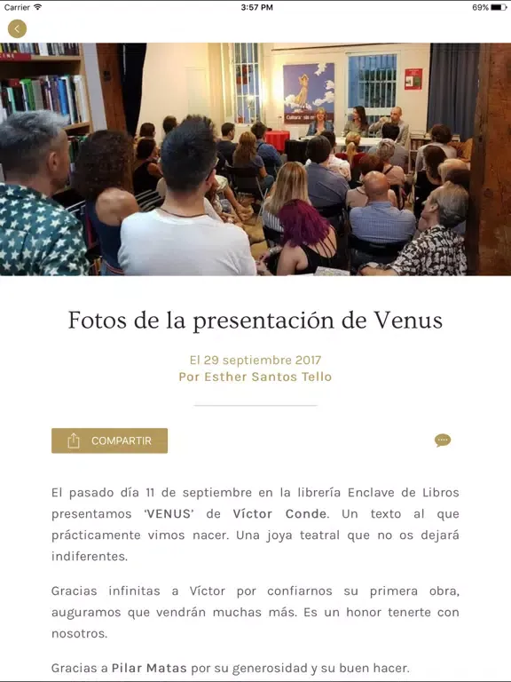 'Editorial Acto Primero' iPad  Screenshots