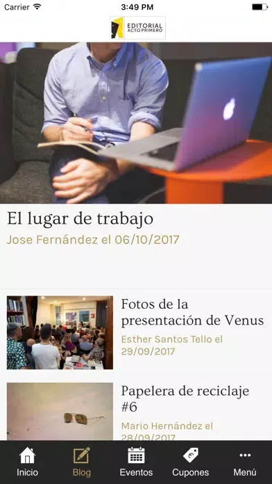 'Editorial Acto Primero' Screenshots
