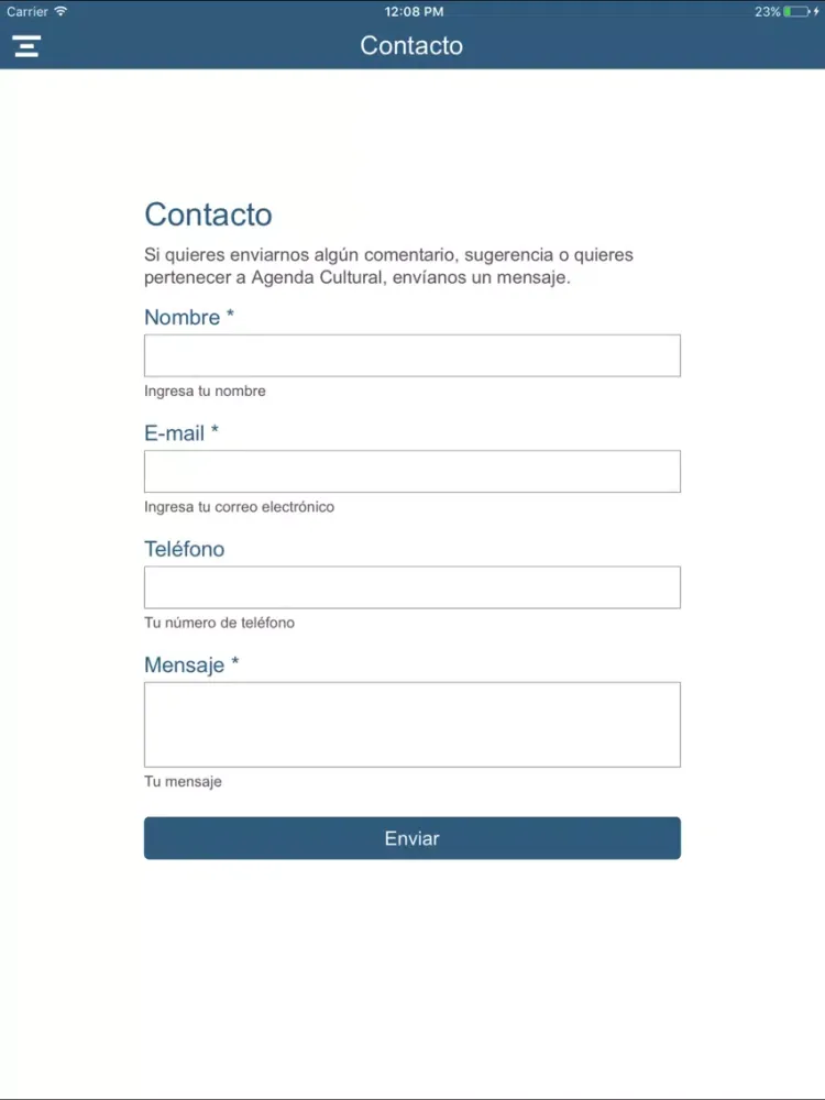 Скриншоты Agenda Cultural de Bogotá iPad 
