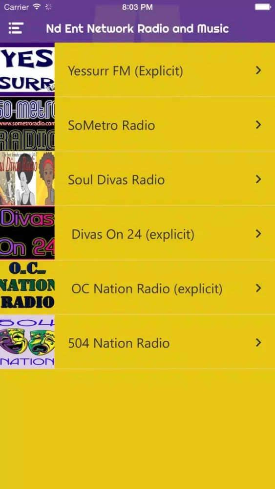 Captures d'écran de AggTown Nation Radio
