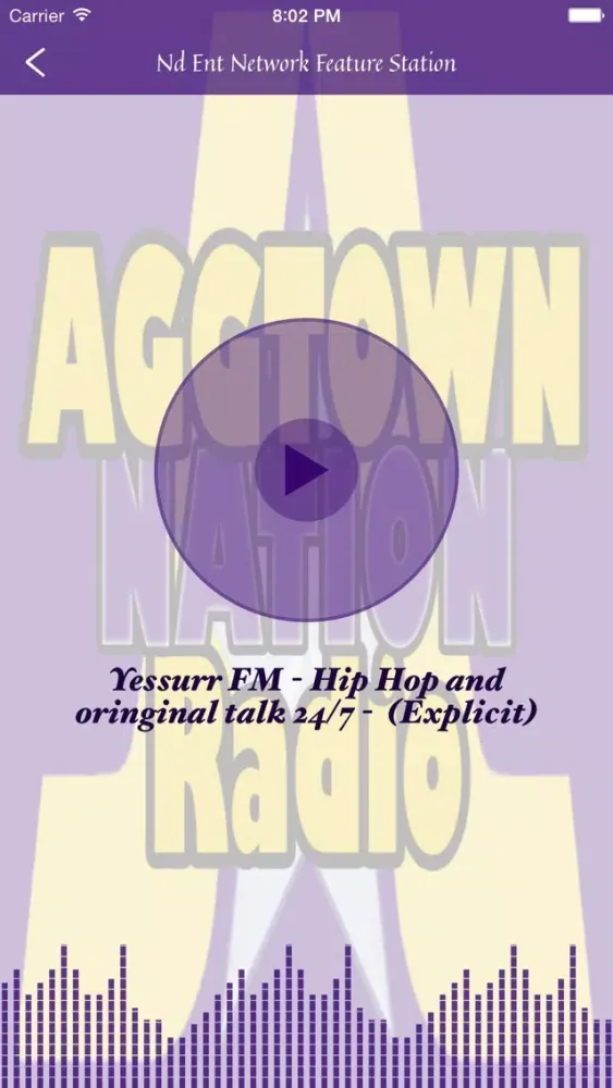 Captures d'écran de AggTown Nation Radio
