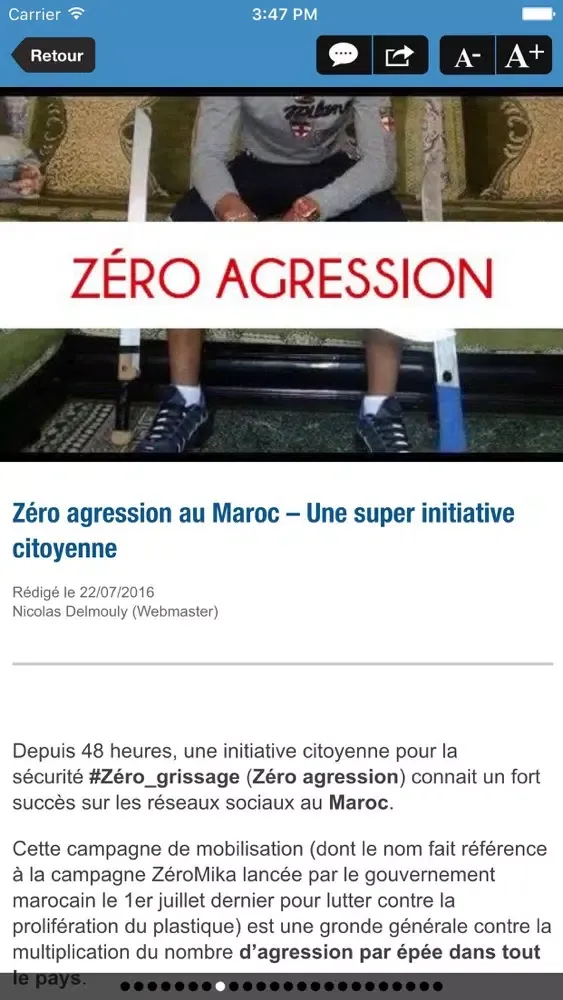 Captures d'écran de AJIB.fr