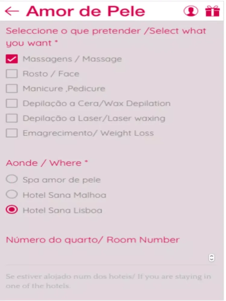 Capturas de pantalla de Amor de Pele iPad 