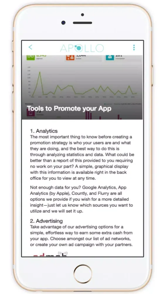 ภาพหน้าจอของ Apollo Apps
