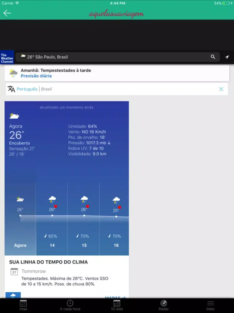 Aquela Sua Viagem iPad 应用截图