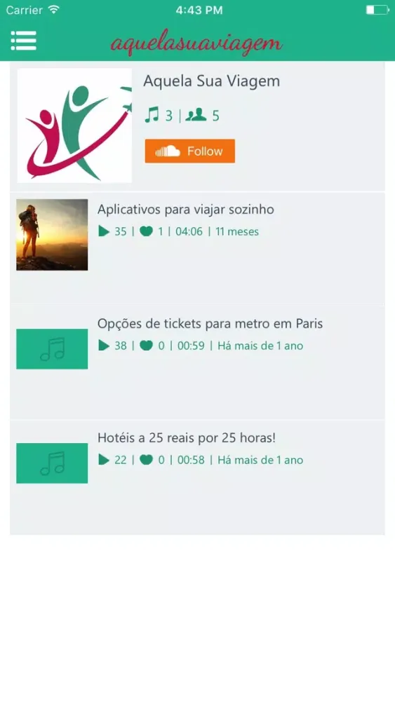 Aquela Sua Viagem应用截图