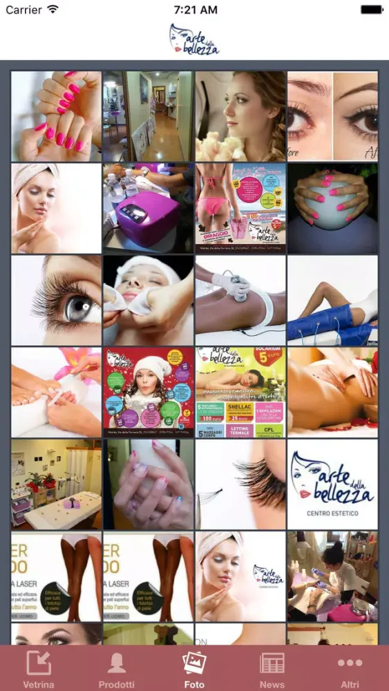 Ảnh chụp màn hình của Arte della Bellezza