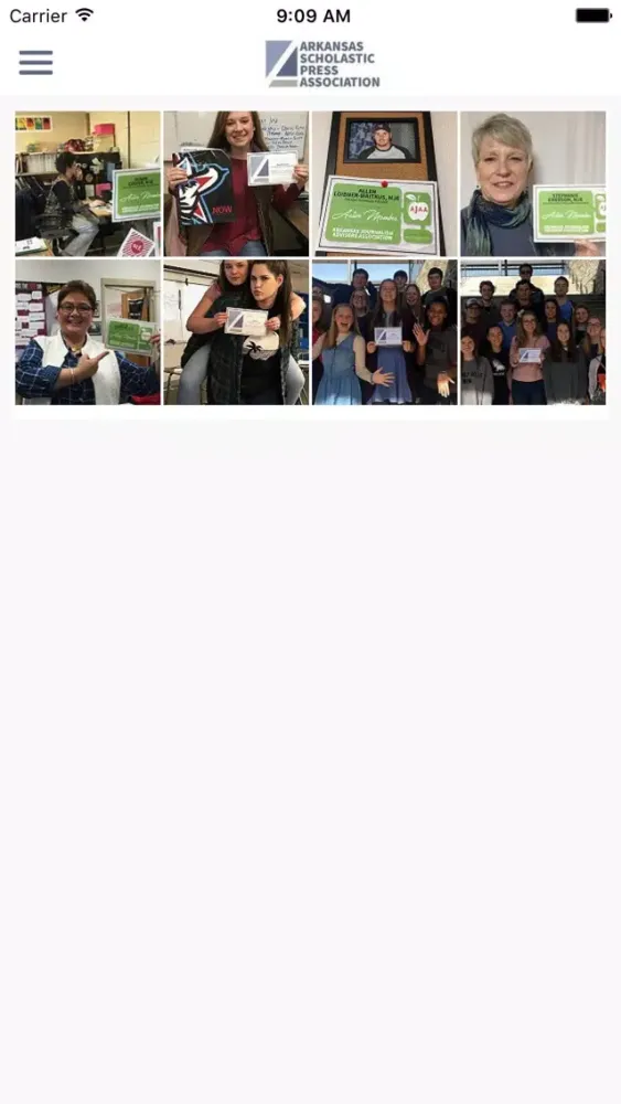 Zrzuty ekranu Arkansas Scholastic Press Association