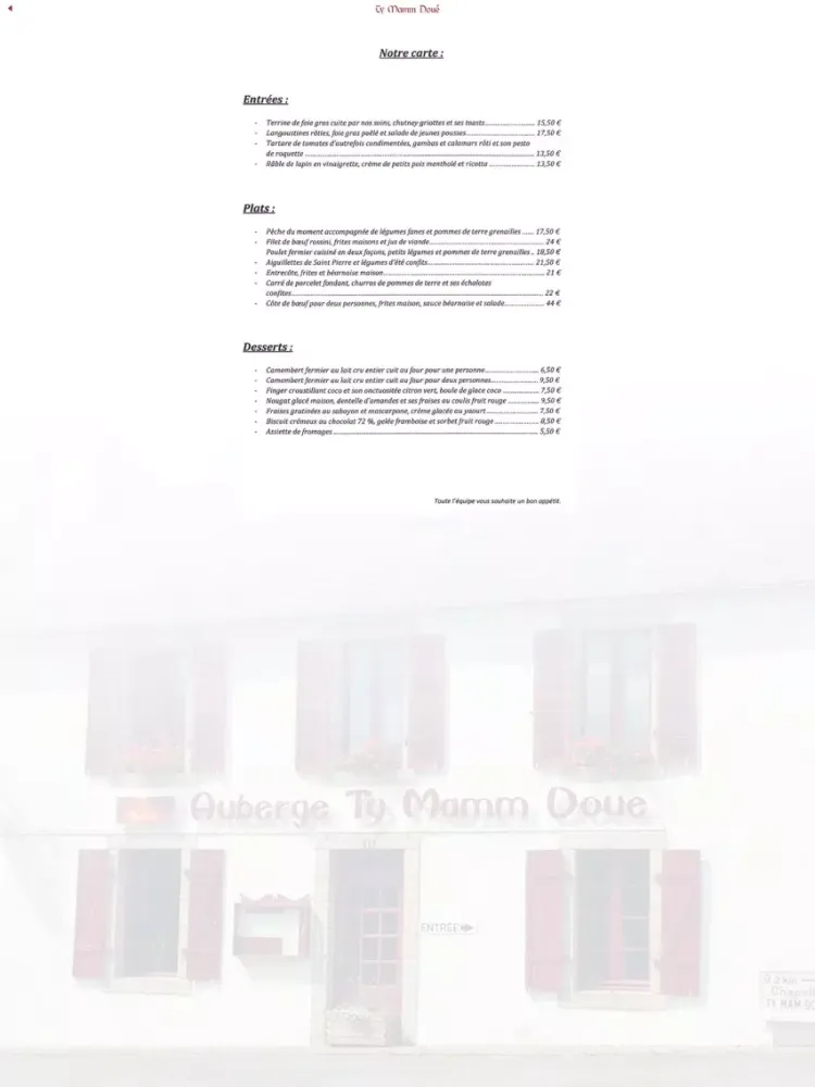 Скриншоты Auberge Ty Mamm Doué iPad 