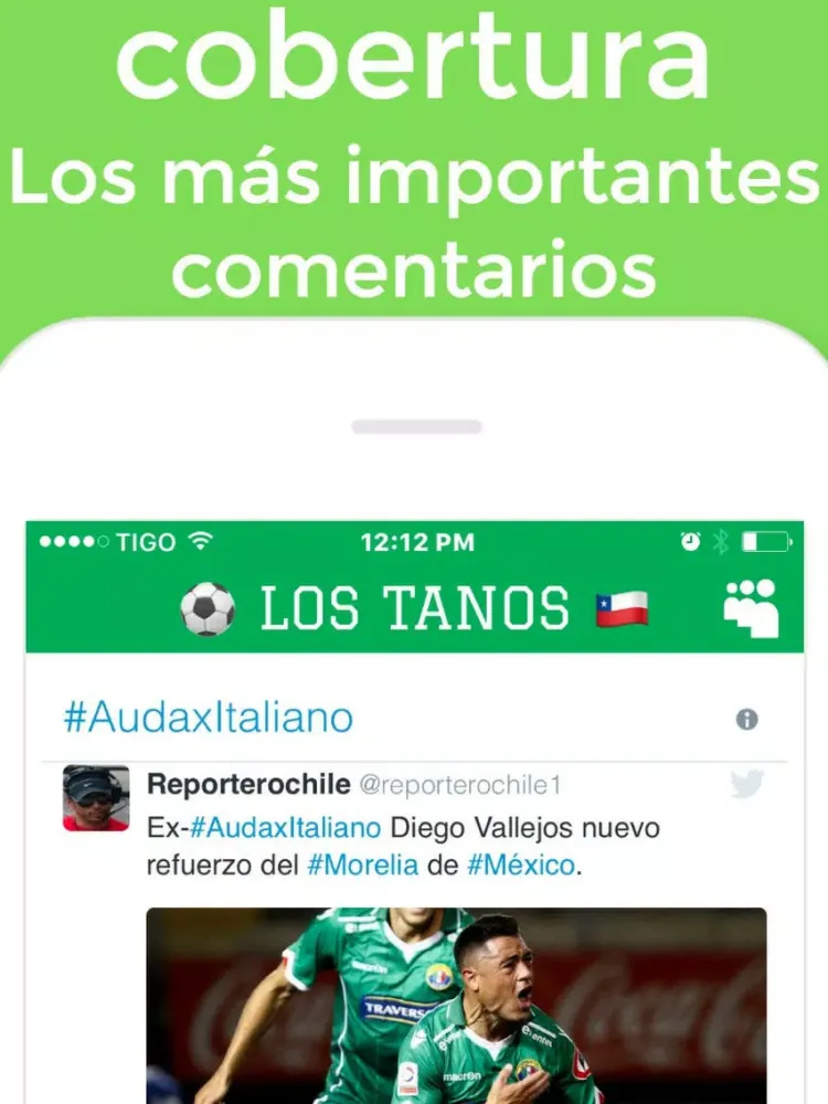 Los Tanos - Fútbol del Audax Italiano de Chile iPad 應用截圖