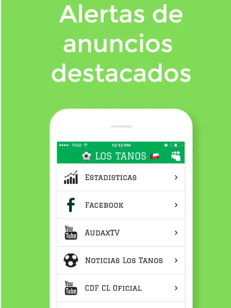 Los Tanos - Fútbol del Audax Italiano de Chile iPad 應用截圖
